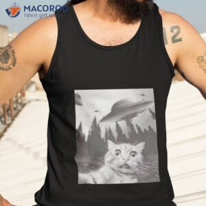 Cat Ufo Selfie Shirt 3 cat ufo selfie shirt tank top 3