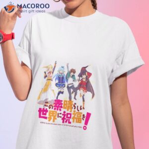 celebrating konosuba artwork shirt tshirt 1