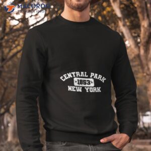 central park nyc athletic style distressed vintage shirt sweatshirt