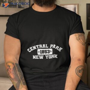 central park nyc athletic style distressed vintage shirt tshirt