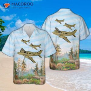 Cessna 414 Chancellor General Aviation Airplane Hawaiian Shirt