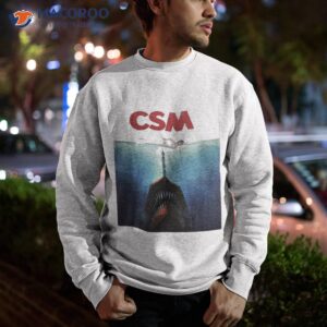 chainsaw man x jaws csm blu ray shirt sweatshirt