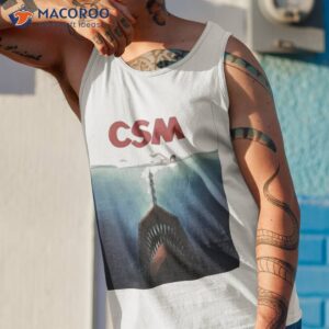 chainsaw man x jaws csm blu ray shirt tank top 1