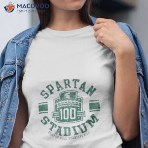 champion michigan state spartans spartan stadium 100th anniversary shirt tshirt