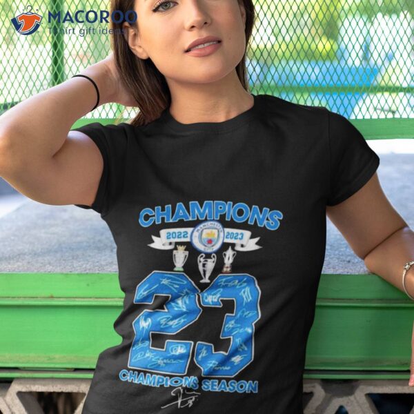 Champions 2023 Manchester City Fc 23 Perfect Champions Season Shirt