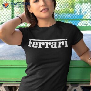 charles leclerc wearing ferrari shirt tshirt 1