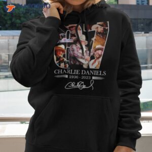 charlie daniels 1936 2023 thank you for the memories signature shirt hoodie 2