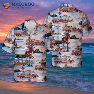 Chesapeake, Virginia, City Of Chesapeake Fire Departt Hawaiian-style Shirt