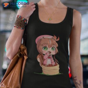 chibi ayunda risu and her nuts hololive shirt tank top 4