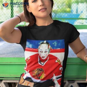 chicago blackhawks goalie shirt tshirt 1