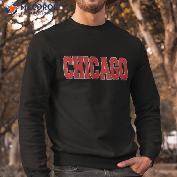 Chicago Il Illinois Varsity Style Usa Vintage Sports Shirt