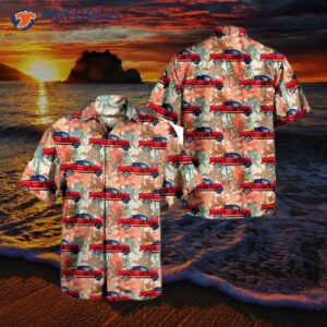 Chicago Illinois Chicago Fire Department Ladder Truck Hawaiian Shirt