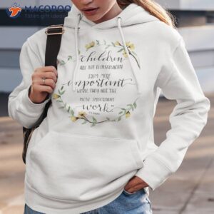 “Children Are Important Work” C.S. Lewis Quote T-Shirt, Personal Mother’s Day Gift Ideas