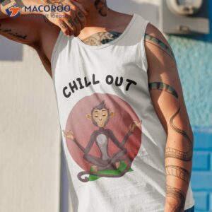 chill out meditation graphic shirt tank top 1