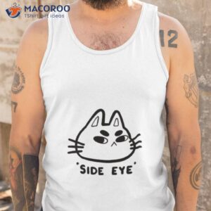 chocolettchoo side eye cat shirt tank top