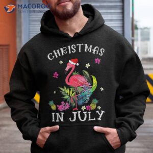 Christmas In July Shirts For Pink Flamingo Shirt