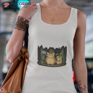 chubby cats retro ghibli anime illustration shirt tank top 4