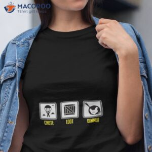 chute loot dinner pubg shirt tshirt