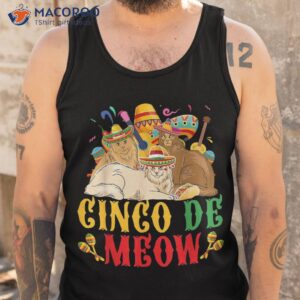 cinco de mayo lets fiesta meow cats kitty kitten shirt tank top