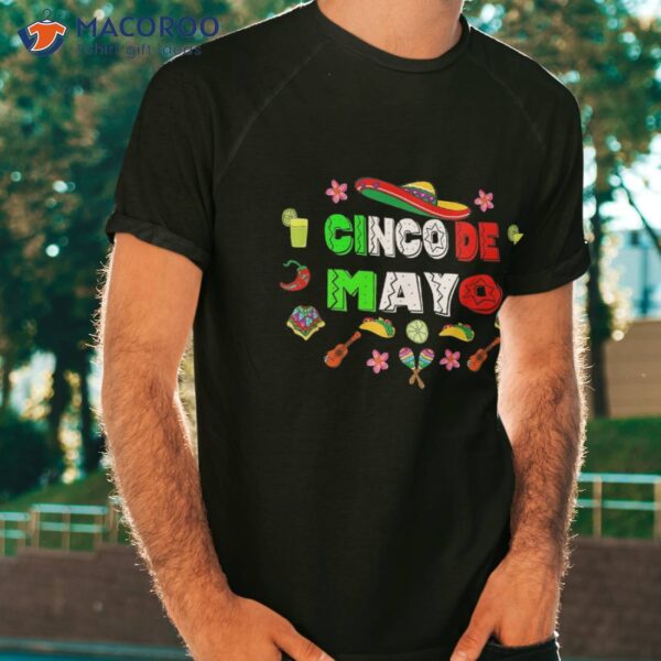 Cinco De Mayo Mexican Fiesta 5 Girls Shirt