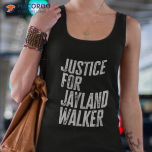 classic justice for jayland walker text grunge texture shirt tank top 4