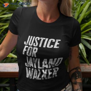 classic justice for jayland walker text grunge texture shirt tshirt 3