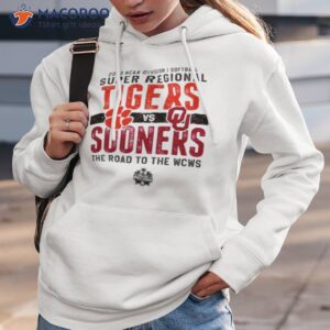 clemson tigers vs oklahoma sooners 2023 ncaa division i softball super regional the road to the wcws shirt hoodie 3