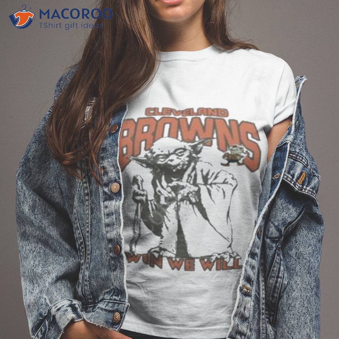 Women's Cleveland Browns Graphic Oversized Sunday Crew