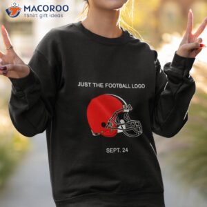 cleveland browns just the football logo sweatshirt 2