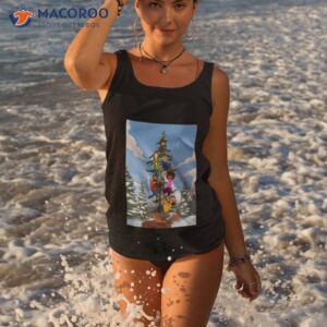 climbing on a pine tree the great north shirt tank top