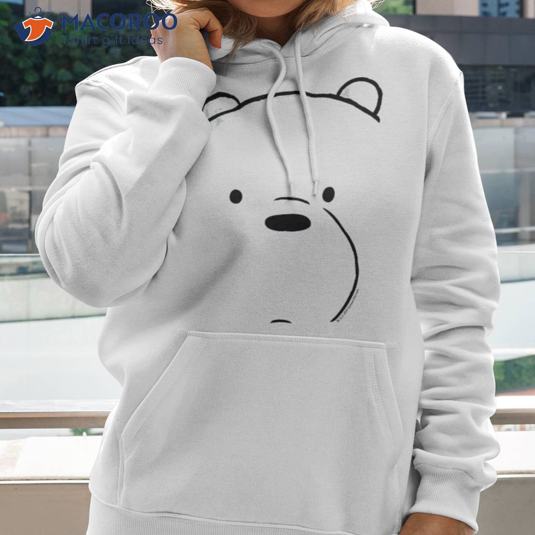 We bare bears shop ice bear hoodie