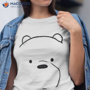 cn we bare bears ice bear big face shirt tshirt