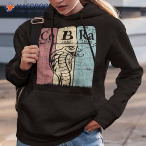 cobra periodic table elets herpetologist snake retro shirt hoodie 3