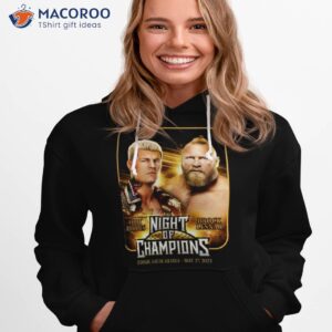 cody rhodes vs brock lesnar night of champions matchup t shirt hoodie 1