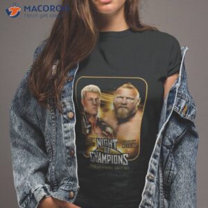 cody rhodes vs brock lesnar night of champions matchup t shirt tshirt 2