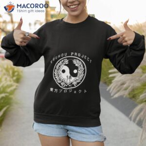 college seal white format 1 touhou project shirt sweatshirt 1