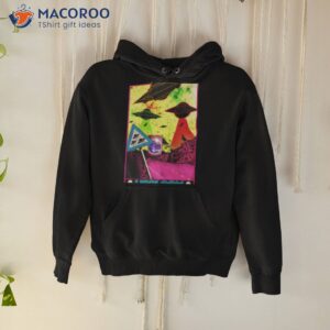 colored graphic alien ufology shirt hoodie