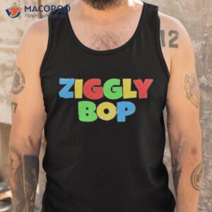 colorful ziggly bop shirt tank top