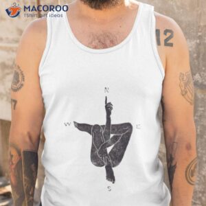compass funny legs design shirt tank top
