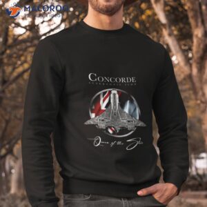 concorde retro vintage british french aircraft travel pilot shirt sweatshirt