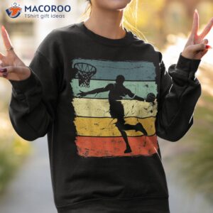 cool basketball art for vintage player shirt sweatshirt 2