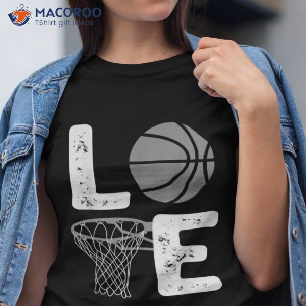 Cool Basketball For Love Coach Player Team Sports Shirt