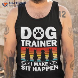 cool dog trainer for training agility class shirt tank top