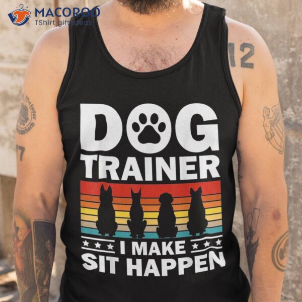 Cool Dog Trainer For Training Agility Class Shirt