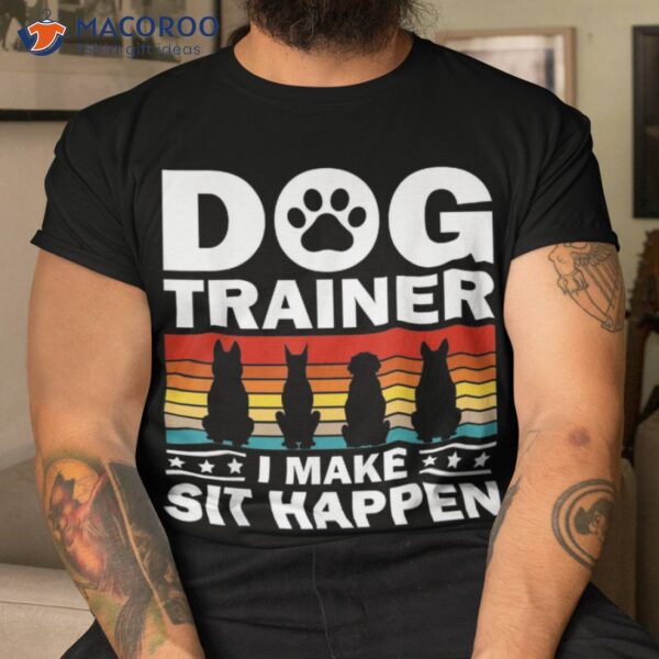 Cool Dog Trainer For Training Agility Class Shirt