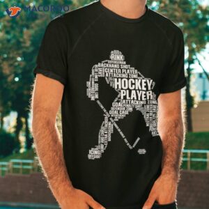 cool ice hockey art for boy girl player shirt tshirt