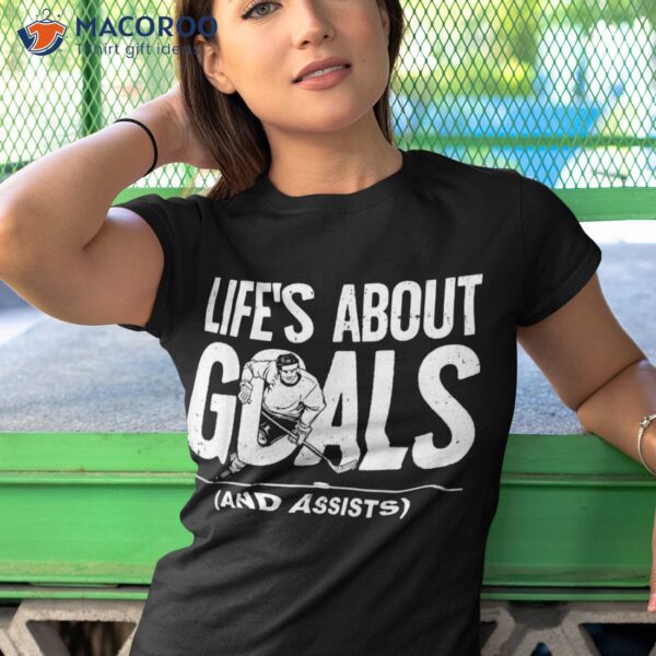 Cool Ice Hockey For Lover Goalie Sports Shirt