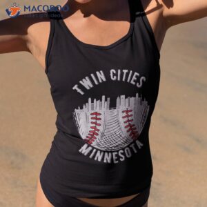 cool twin cities minnesota mn baseball skyline st paul mpls shirt tank top 2