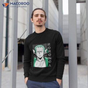 coolest man in one piece zoro roronoa vintage artwork shirt sweatshirt 1