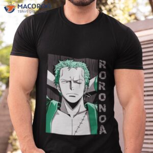 coolest man in one piece zoro roronoa vintage artwork shirt tshirt